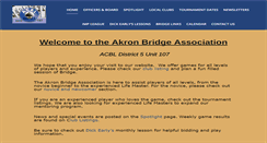Desktop Screenshot of akronbridge.org